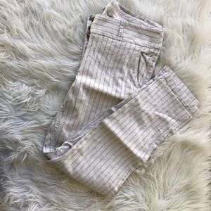 LOFT linen ankle pants